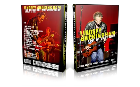 Artwork Cover of Lindsey Buckingham 2007-01-27 DVD Fort Worth Proshot