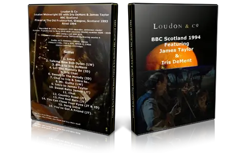 Artwork Cover of Loudon Wainwright III Compilation DVD Glasgow 1994 Proshot