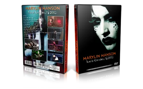 Artwork Cover of Marilyn Manson Compilation DVD New Jersey 2003 Proshot