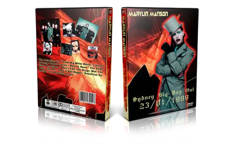 Artwork Cover of Marilyn Manson Compilation DVD Sydney 1999 Proshot