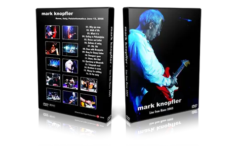 Artwork Cover of Mark Knopfler 2005-06-13 DVD Rome Proshot