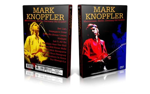 Artwork Cover of Mark Knopfler 2007-09-10 DVD Berlin Proshot