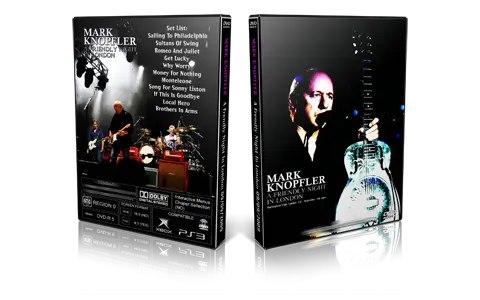 Artwork Cover of Mark Knopfler 2009-09-09 DVD London Proshot