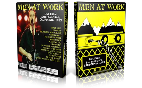 Artwork Cover of Men At Work Compilation DVD San Francisco 1983 Proshot