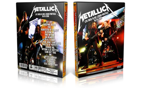 Artwork Cover of Metallica 2008-06-05 DVD Rio Proshot