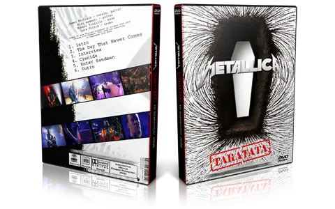 Artwork Cover of Metallica 2008-10-15 DVD Taratata French TV4 Proshot