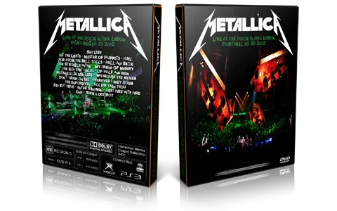 Artwork Cover of Metallica Compilation DVD Rock In Rio 2012 Proshot