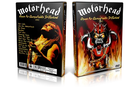 Artwork Cover of Motorhead 2002-08-16 DVD Open Air Gampel Proshot
