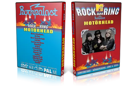 Artwork Cover of Motorhead 2004-06-04 DVD Nurburgring Proshot
