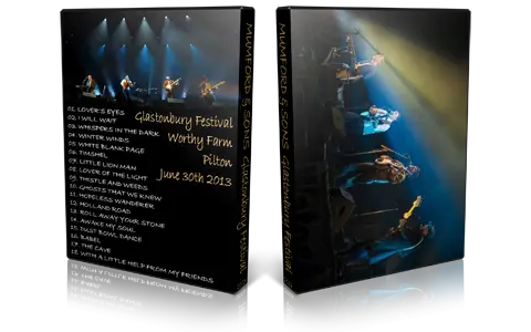 Artwork Cover of Mumford and Sons 2013-06-29 DVD Glastonbury Festival Proshot