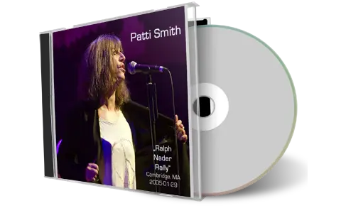Artwork Cover of Patti Smith 2005-01-29 CD Cambridge Soundboard