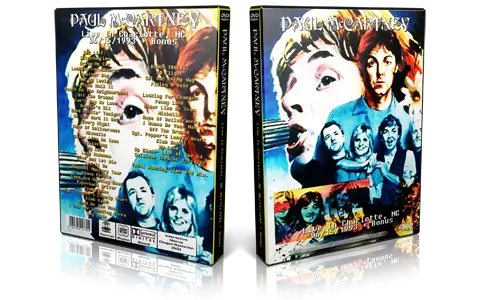 Artwork Cover of Paul McCartney 1993-06-15 DVD Charlotte Proshot