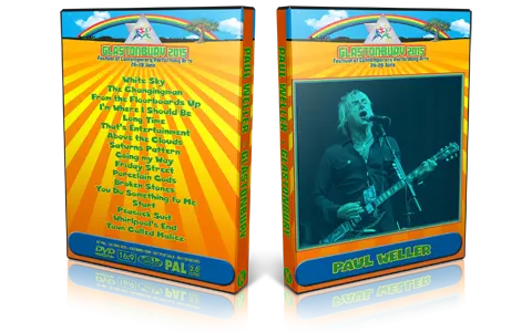 Artwork Cover of Paul Weller 2015-06-28 DVD Glastonbury Festival 2015 Proshot
