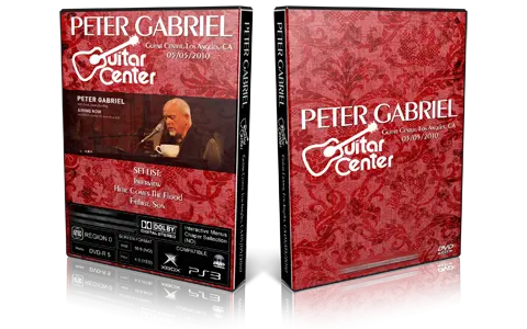 Artwork Cover of Peter Gabriel 2010-05-05 DVD Los Angeles Proshot