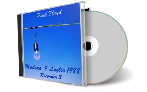 Artwork Cover of Pink Floyd 1988-07-09 CD Modena Audience