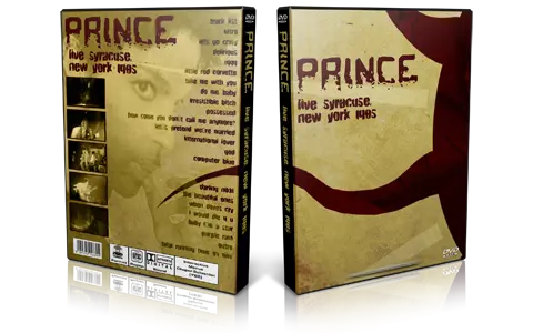 Artwork Cover of Prince 1985-05-30 DVD Syracuse Proshot