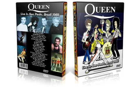 Artwork Cover of Queen 1981-03-20 DVD Sao Paulo Proshot