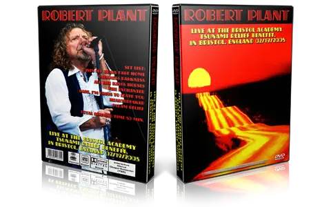 Artwork Cover of Robert Plant 2005-02-19 DVD Bristol Proshot