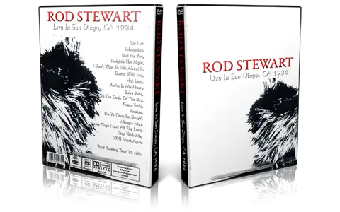Artwork Cover of Rod Stewart Compilation DVD San Diego 1984 Proshot