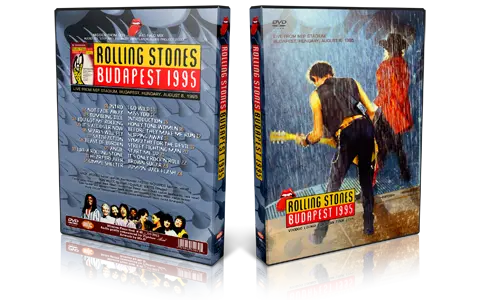 Artwork Cover of Rolling Stones 1995-08-08 DVD Budapest Audience