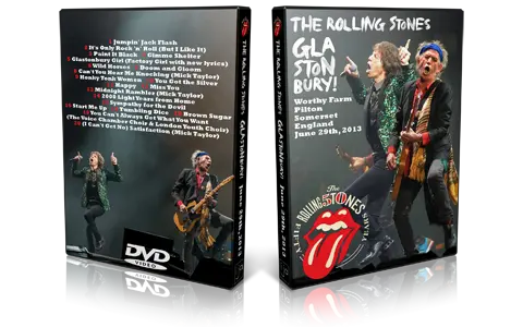 Artwork Cover of Rolling Stones 2013-06-29 DVD Glastonbury Festival Proshot
