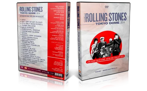 Artwork Cover of Rolling Stones 2014-02-26 DVD Tokyo Audience
