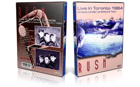 Artwork Cover of Rush Compilation DVD Toronto 1984 Proshot