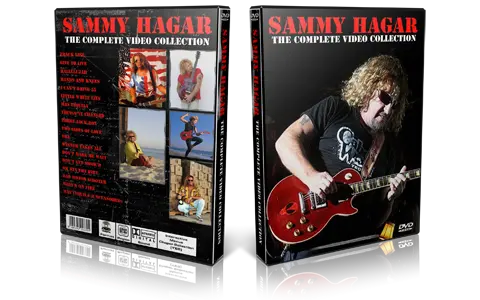 Artwork Cover of Sammy Hagar Compilation DVD The Complete Video Collection Proshot