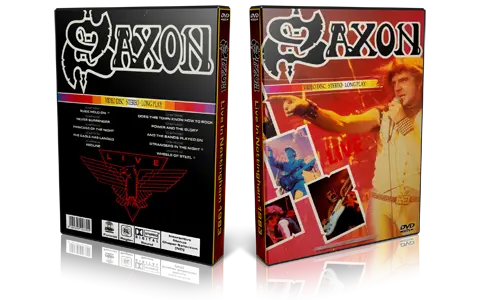 Artwork Cover of Saxon Compilation DVD Nottingham 1983 Proshot