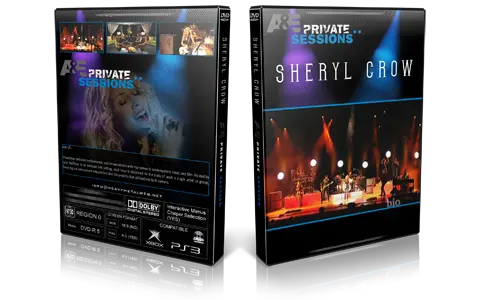 Artwork Cover of Sheryl Crow Compilation DVD A and E Private Session Proshot