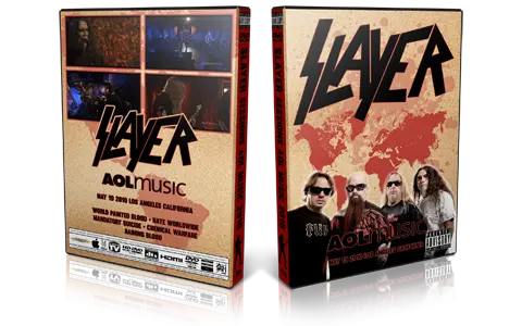 Artwork Cover of Slayer 2010-05-19 DVD Los Angeles Proshot