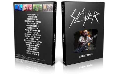 Artwork Cover of Slayer 2014-05-11 DVD Billings Audience