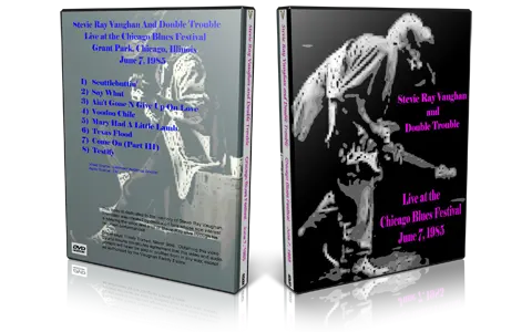 Artwork Cover of Stevie Ray Vaughan 1985-06-07 DVD Chicago Blues Festival Audience