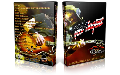 Artwork Cover of Ted Nugent 2013-07-13 DVD Agoura Hills Audience