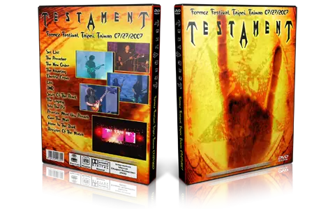 Artwork Cover of Testament 2007-07-27 DVD Taipei Proshot