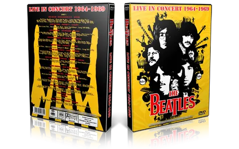 Artwork Cover of The Beatles Compilation DVD Live Concert 1964-1969 Proshot