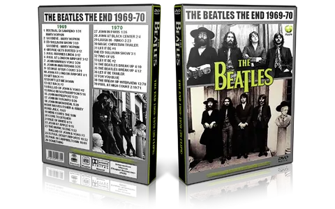Artwork Cover of The Beatles Compilation DVD The End 1969-1970 Proshot