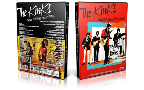 Artwork Cover of The Kinks Compilation DVD Visual Metalogy 1964-1973 Proshot