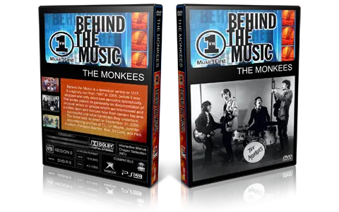 Artwork Cover of The Monkees Compilation DVD VH1 Behind The Music Proshot