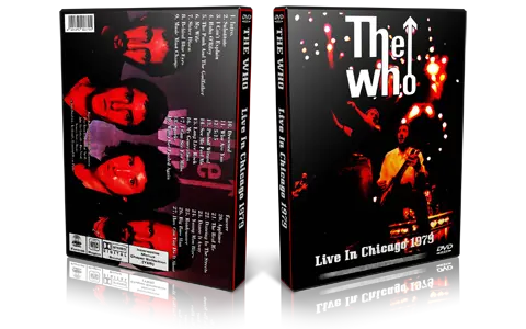 Artwork Cover of The Who 1979-12-08 DVD Chicago Proshot