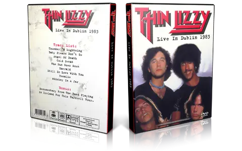 Artwork Cover of Thin Lizzy 1983-04-09 DVD Dublin Proshot