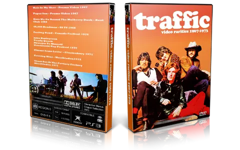 Artwork Cover of Traffic Compilation DVD Rarities 1967-1973 Proshot