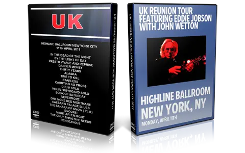 Artwork Cover of UK 2011-04-11 DVD New York City Audience