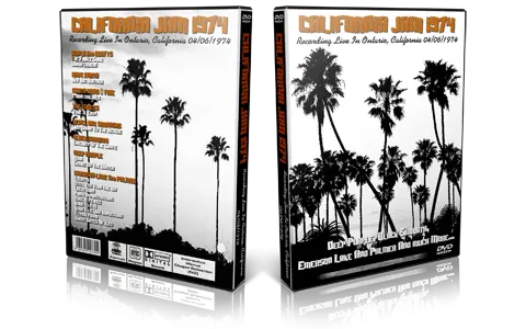 Artwork Cover of Various Artists Compilation DVD California Jam 1974 Proshot