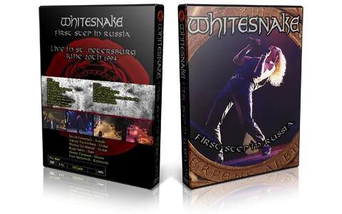 Artwork Cover of Whitesnake 1994-06-20 DVD St Petersburg Proshot