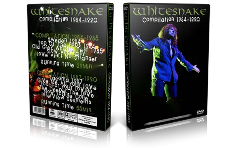 Artwork Cover of Whitesnake Compilation DVD 1984-1990 Proshot