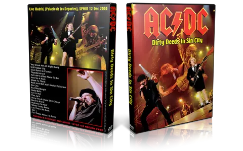 Artwork Cover of ACDC 2000-12-12 DVD Madrid Audience