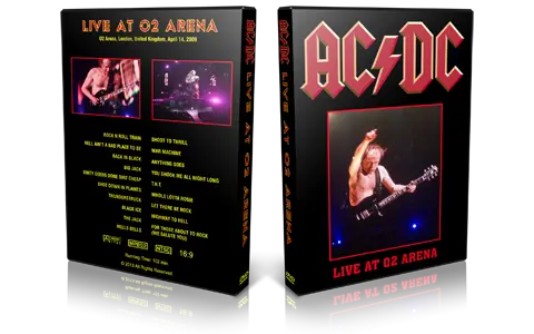 Artwork Cover of ACDC 2009-04-14 DVD London Audience