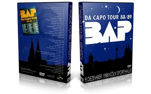 Artwork Cover of BAP 1988-12-09 DVD Cologne Audience
