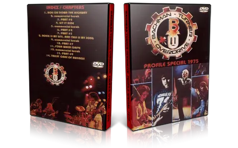 Artwork Cover of BTO Compilation DVD 1975 Road Special Proshot